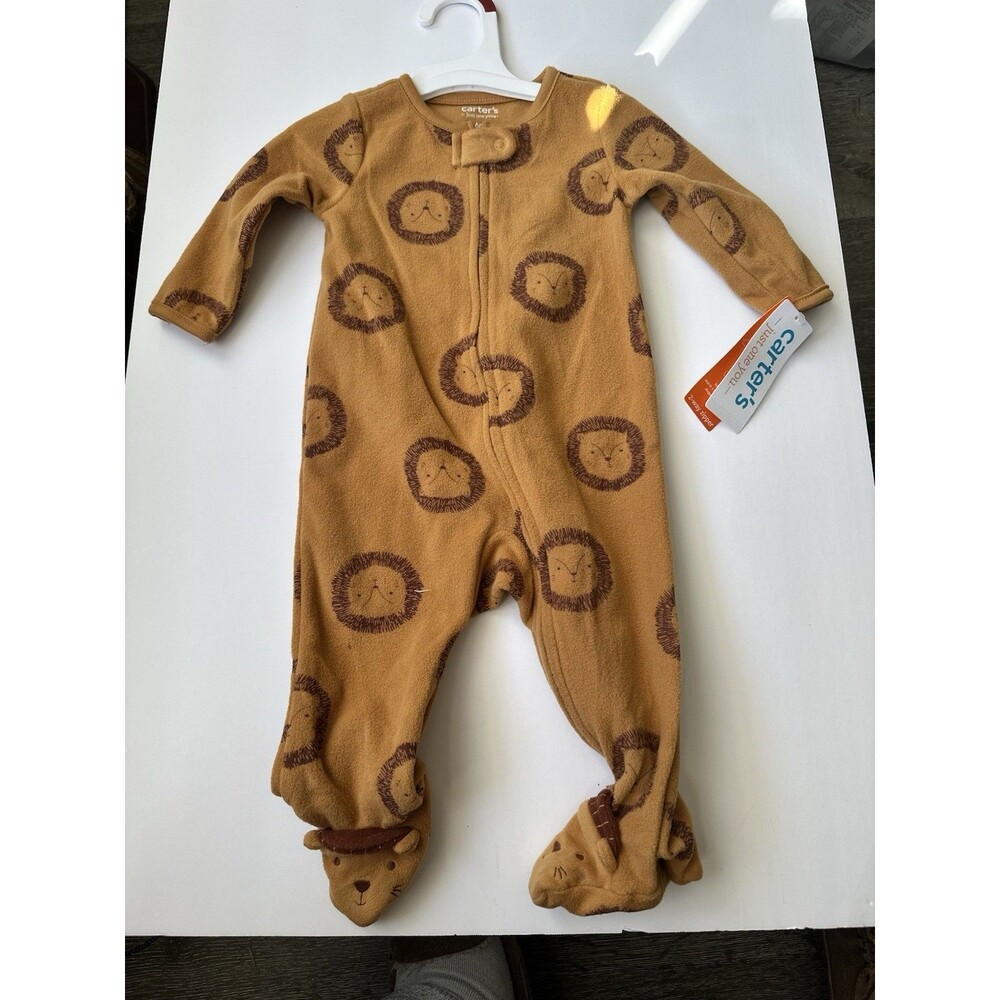 Carter’s 6 Months Baby Zipper Footie Pajamas Cotton NWT